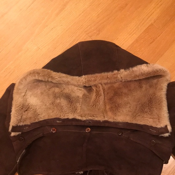 🌟HP 2X🌟 Shearling Coat In Chocolate Brown - Picture 15 of 15